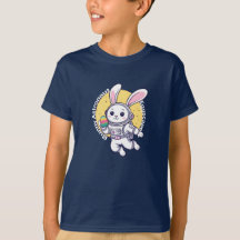 Bunny Astronaut Easter T-shirt - Schattigee ruimte
