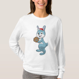 Bunny at Baseball met algemene honkbal T-shirt