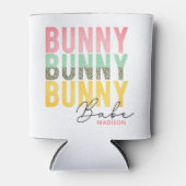 Bunny Babe Cute Modern Girly Easter, speciaal gepe Blikjeskoeler (Voorkant)