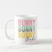 Bunny Babe Cute Modern Girly Easter, speciaal gepe Koffiemok (Links)