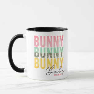 Bunny Babe Cute Modern Girly Easter, speciaal gepe Mok