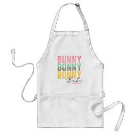 Bunny Babe Cute Modern Girly Easter, speciaal gepe Standaard Schort