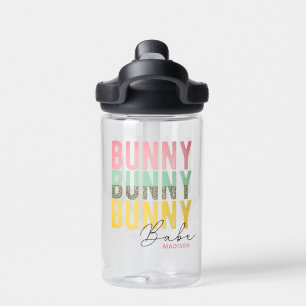 Bunny Babe Cute Modern Girly Easter, speciaal gepe Waterfles