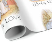 Bunny Baby Love Wrapping Paper Cadeaupapier (Rol Hoek)