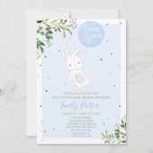 Bunny Baby shower Invitation Quelques Bunny Spécia (Devant)