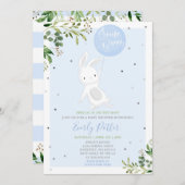 Bunny Baby shower Invitation Quelques Bunny Spécia (Devant / Derrière)