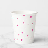 Bunny Baby shower Paper Cups Sjabloon Papieren Bekers (Achterkant)