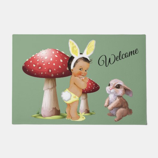 Bunny Baby Springtime Doormat Deurmat (Voorkant)