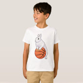 Bunny Basketball-speler Basketball T-shirt (Voorkant volledig)