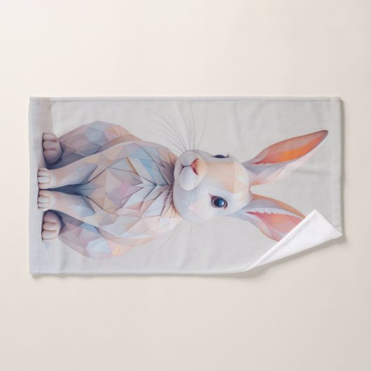 Bunny Basse-Poly Pastel (Serviette à main)