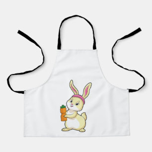 Bunny bij Fitness met Drink fles Schort