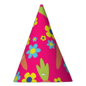 Bunny Birthday Cute Kind Rabbit Party Feesthoedjes (Rechts)