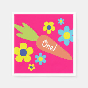 Bunny Birthday Cute Kind Rabbit Party Servet