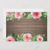 Bunny Birthday Girl Easter 1e verjaardag Kaart (Achterkant)