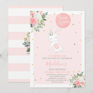 Bunny Birthday nodigt Bunny Birthday uit Kaart