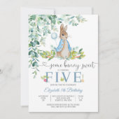 Bunny Birthday Party Invitation (Devant)