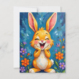 Bunny Bliss Briefkaart