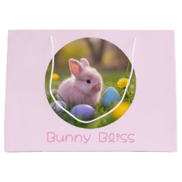 Bunny Bliss-Fluffy Pink Bunny Pasen Grote Gift Groot Cadeauzakje