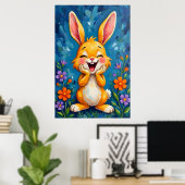 Bunny Bliss Poster (Thuiskantoor)