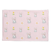 Bunny Bloom Delight Kussensloop (Achterkant-Links)