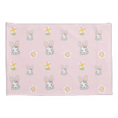 Bunny Bloom Delight Kussensloop (Achterkant-Rechts)