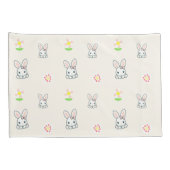 Bunny Bloom Delight Kussensloop (Achterkant-Rechts)