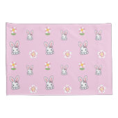 Bunny Bloom Delight Kussensloop (Achterkant-Rechts)