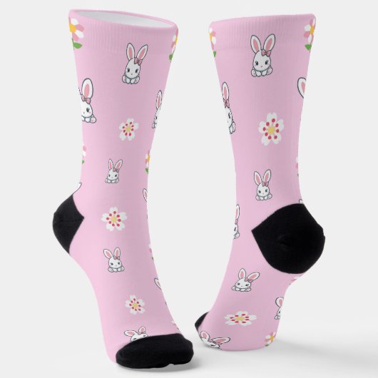 Bunny Bloom Delight Sokken (Gebogen)