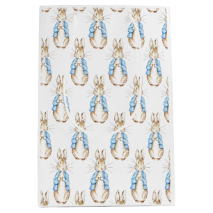 Bunny Blue Baby shower Medium Cadeauzakje
