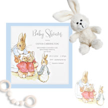  Bunny Blue Boy Baby shower