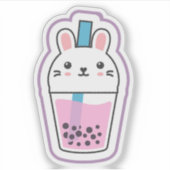 Bunny Boba Sticker (Voorkant)
