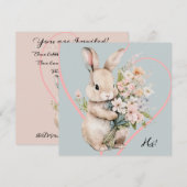 Bunny & Boeket  Kaart (Voorkant / Achterkant)