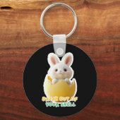 Bunny@break uit uw shell Sticker Sleutelhanger (Voorkant)