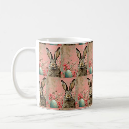 Bunny Breeze Bliss : Mug Symphony 🍃 🐇 (Gauche)
