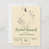 Bunny Bridal Brunch Invitation (Devant)