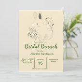 Bunny Bridal Brunch Invitation (Debout devant)