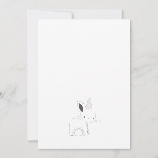 Bunny Bridal Brunch Invitation (Dos)