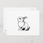 bunny briefkaart (Voorkant / Achterkant)