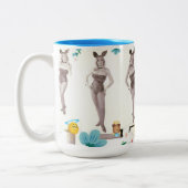 Bunny Bubbles Coffee Mok (Links)