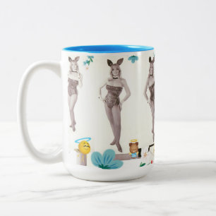 Bunny Bubbles Coffee Mok