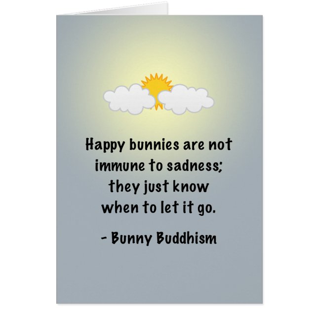 Bunny Buddhism "Let it Go" (Voorkant)