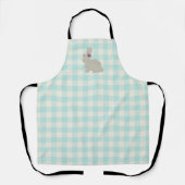 Bunny Buffalo Check Turquoise Check Schort (Voorkant)