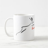 Bunny Bunny Peinture originale Rabbit Mug (Gauche)
