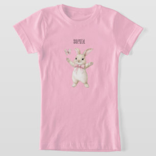 Bunny Butterfly Blush Roze T-shirt