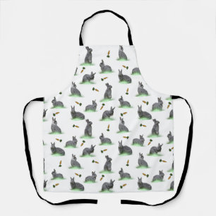 Bunny Carrot craze over Print Schort