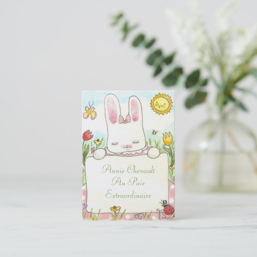 Bunny Carte de visite (Debout devant)