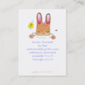 Bunny Carte de visite (Dos)