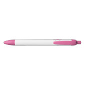Bunny Cartoon Zwarte Inkt Pen (Achterkant)
