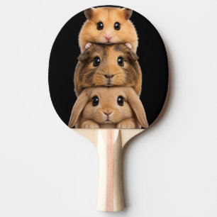 Bunny, Cavia & Hamster gelaagd Tafeltennisbatje