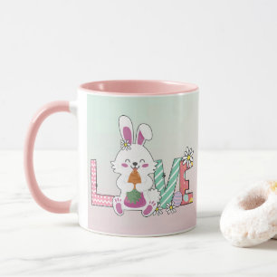 Bunny célèbre la Mug de la fête de Pâques